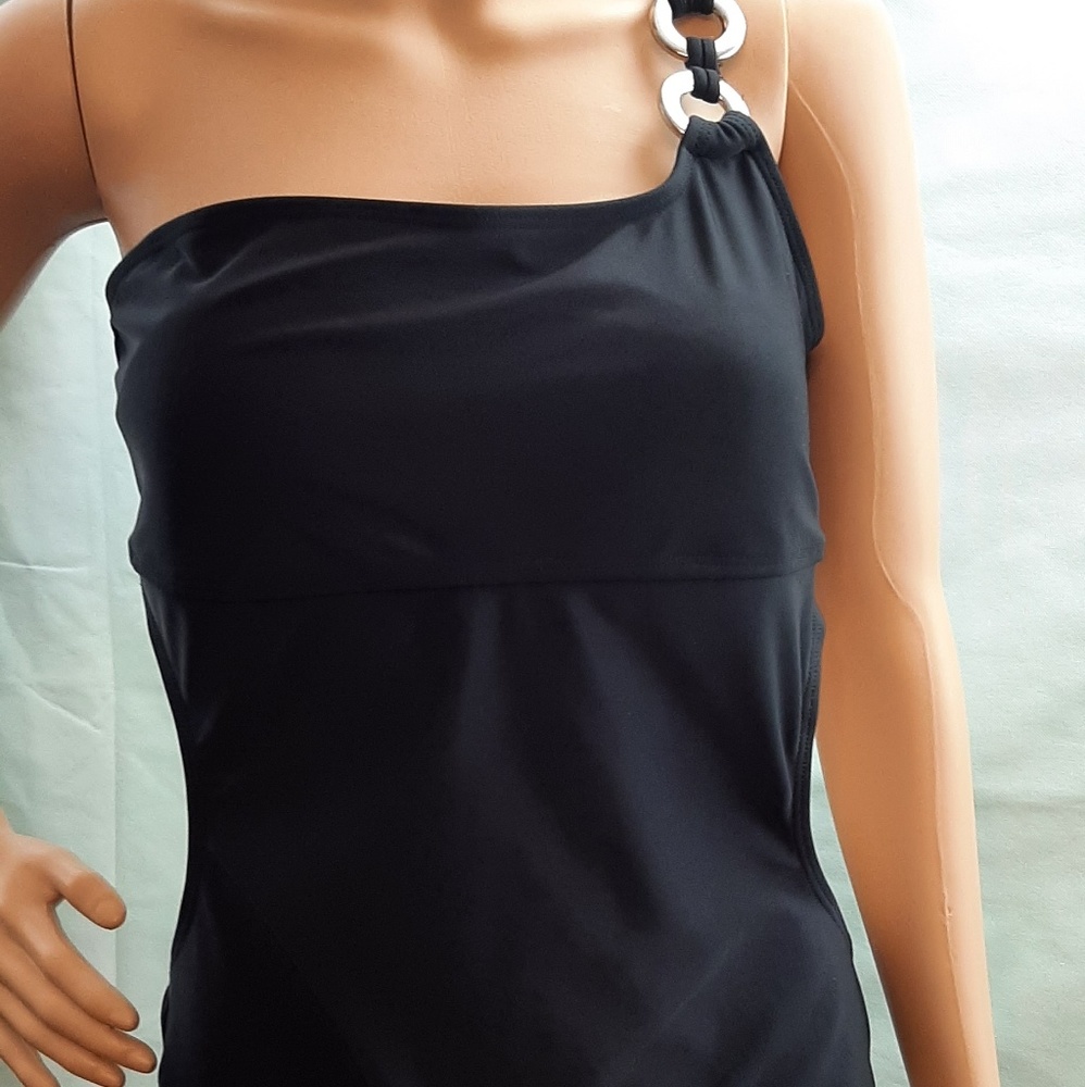Swimsuit one piece black size 14
